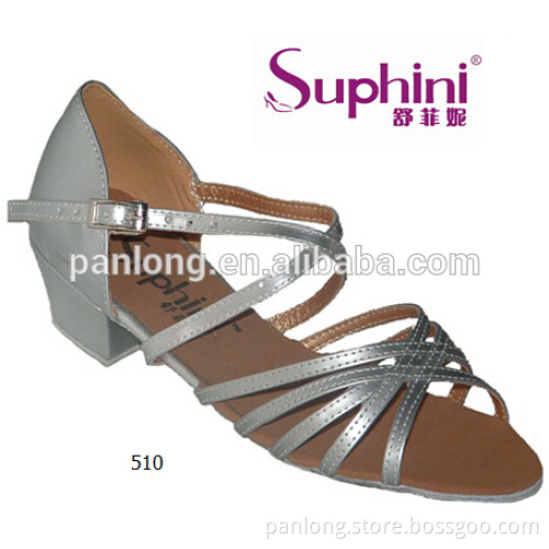 Suede Leather Sole Children Girls Dance Shoe